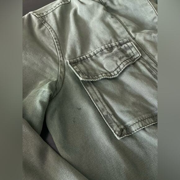 URBAN OUTFITTERS ECOTE Green Button Up Utility Jacket sz XS - Picture 6 of 8